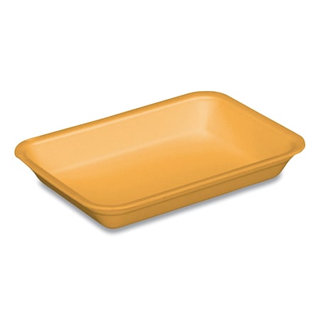 Pactiv Evergreen Supermarket Trays, No 4D, 8.63 x 6.56 x 1.27, Yellow, PK400 51P304D